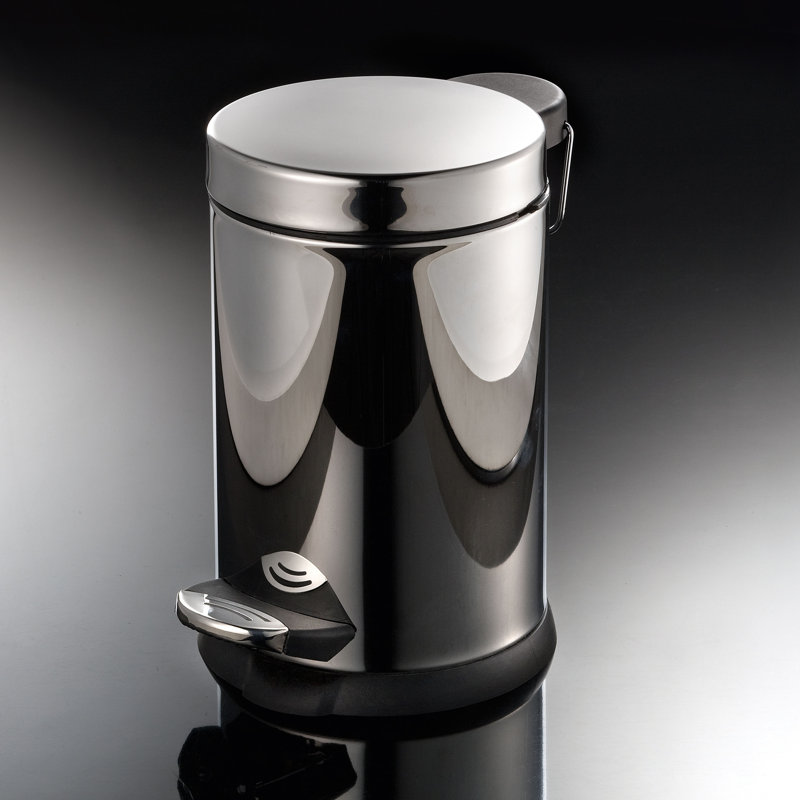 Otel 6.7 Gallons Steel Kitchen Trash Can