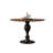 Black&Walnut Round Solid Wood Dining table-1393591892