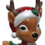 Soufflerie de Noël avec chapeau de père Noël Fraser Hill Farm 28 po