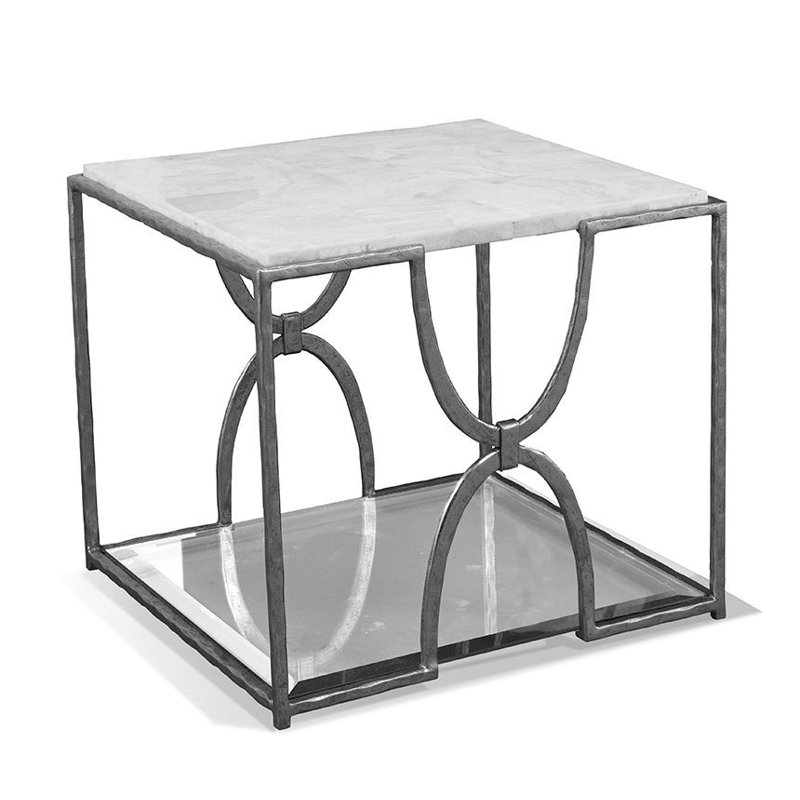 Bunching Stone Coffee Table, Gray