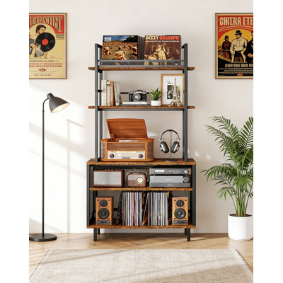 172 cm H Media Shelves