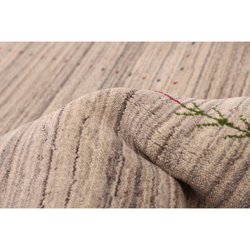 Kashkuli Gabbeh Grey Rug 8'1" x 9'11"