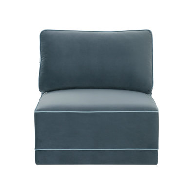 Clairah Misty Blue Armless Chair