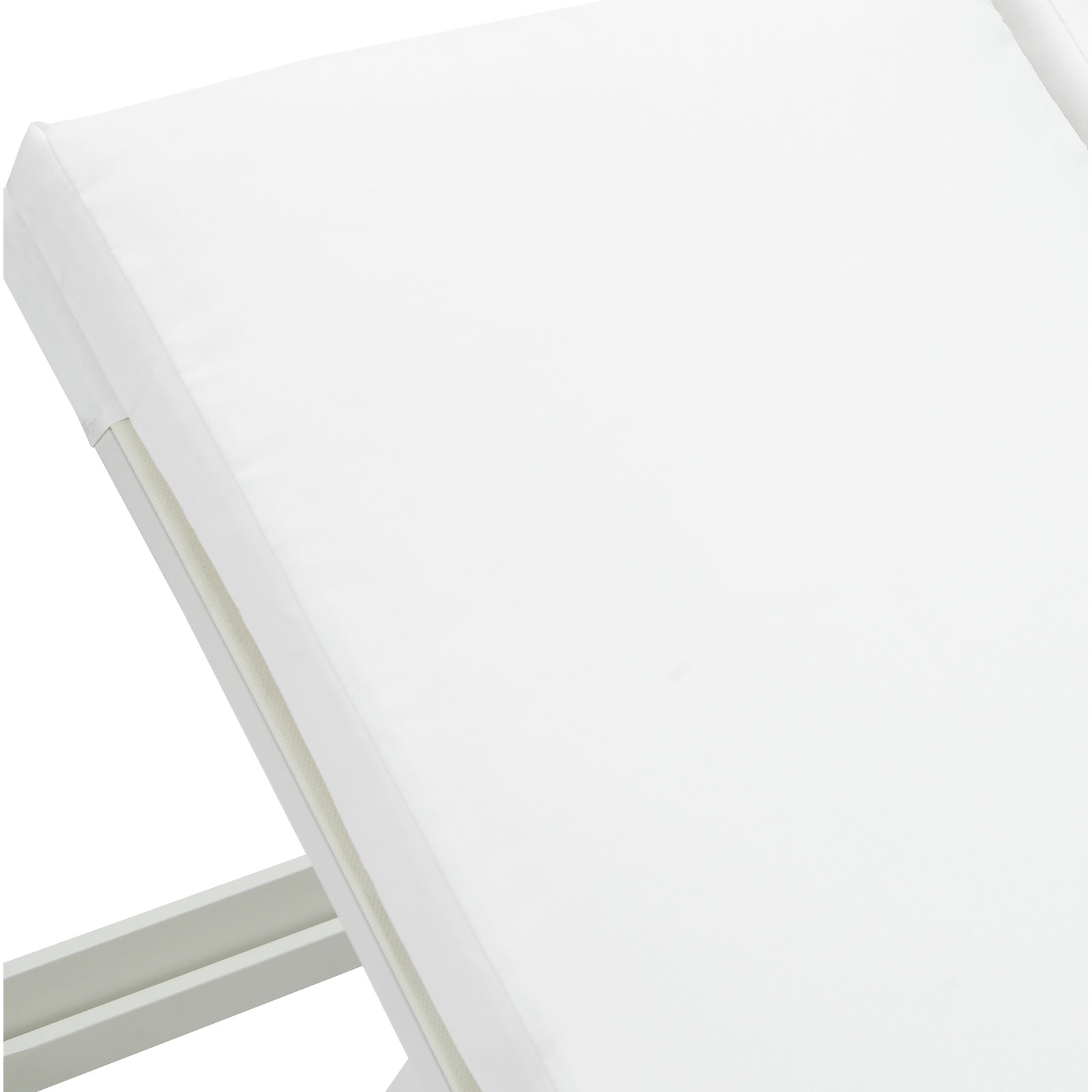 Sally 53" Seat and Back Cushion, White