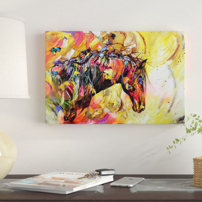 «A Kind Eye», reproduction sur toile, H 8 po x l 12 po x P 0,75 po, Toile tendue, Pas de tapis