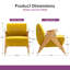 69.9Cm Wide Chenille Armchair-1672892206