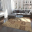 Tapis en laine beige/brun 8 pi 2 po x 9 pi 10 po one-of-kind à la main noué la new Finchley