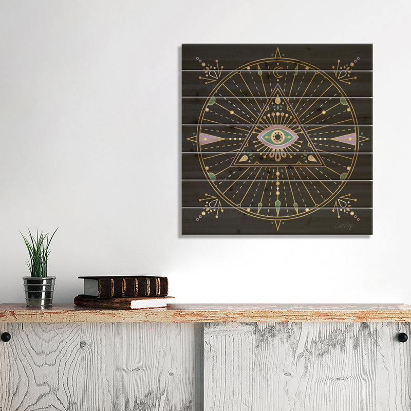 " Evil Eye Mandala I " by Cat Coquillette