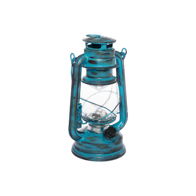 Flameless Candle with Iron Holder