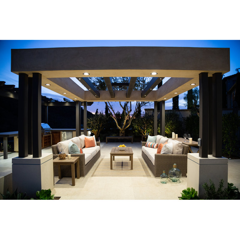Coronado Outdoor 3 - Seat Patio Sofa, Echo Midnight Sunbrella®