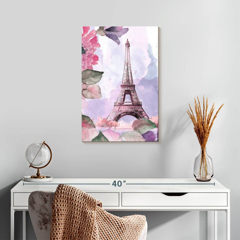 Aime Parisian Blossoms I, H 24 po x l 16 po
