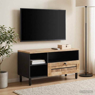 Solid Wood Rectangle Accent Chest