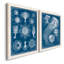 Marine Blueprint I - ensemble de 2 reproductions d'art sur toile-525613673-525613677