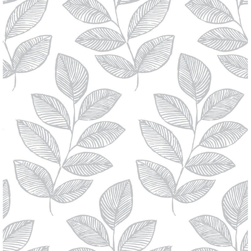 Papier peint adhésif Sprig Grey