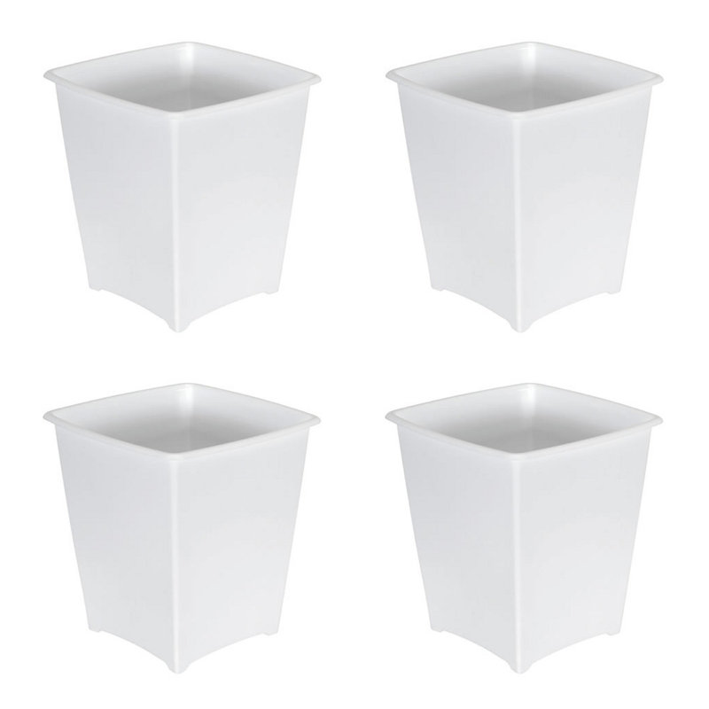 Plastic Open Waste Basket - 2 Gallons