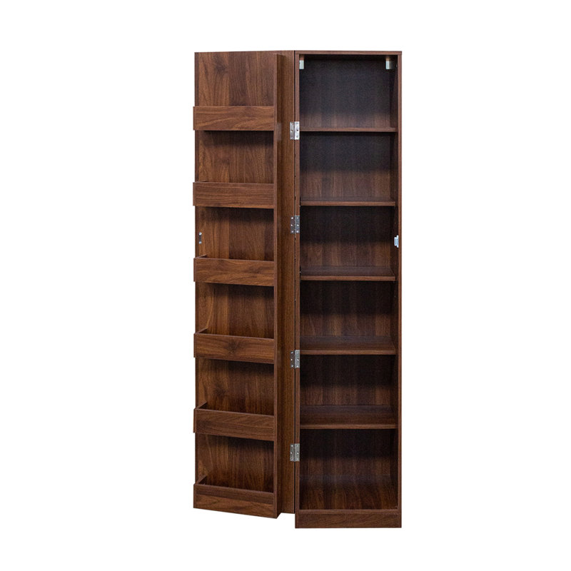 Armoire de cuisine autoportante avec porte et tablettes