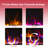 3 Sided Glass Electric Fireplace Multicolors,Inserts And Remote&App Control,Heater And Multicolors Flame Effect Combination,DIY Log&Crystal Combination-1155432922