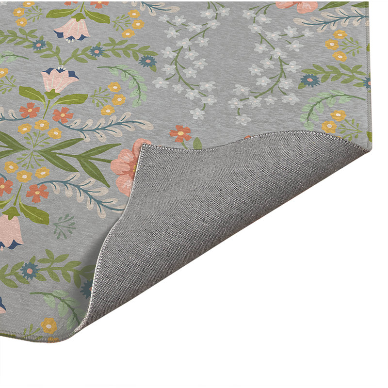 Tapis à linge Cecelia, Gris ardoise, Rectangulaire 3 pi x 5 pi