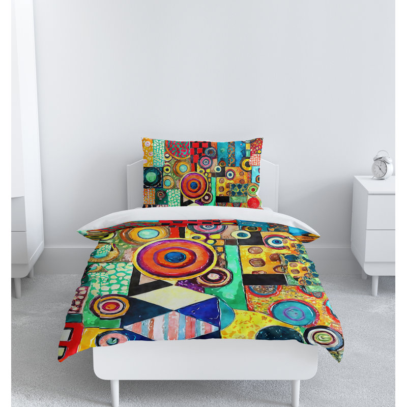 Modern & Contemporary Duvet Cover, King Duvet Cover + 2 King Shams