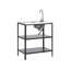 Beliani 160cm 2 Modular Outdoor Kitchen