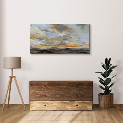 «High Desert Sky I» par Silvia Vassileva, art mural en verre acrylique