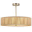 Lustre tambour en corde naturelle à 3 lumières Kamila-793147781