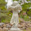 Jazmin Angel with Birdbath Magnesium Garden Statue-278966046