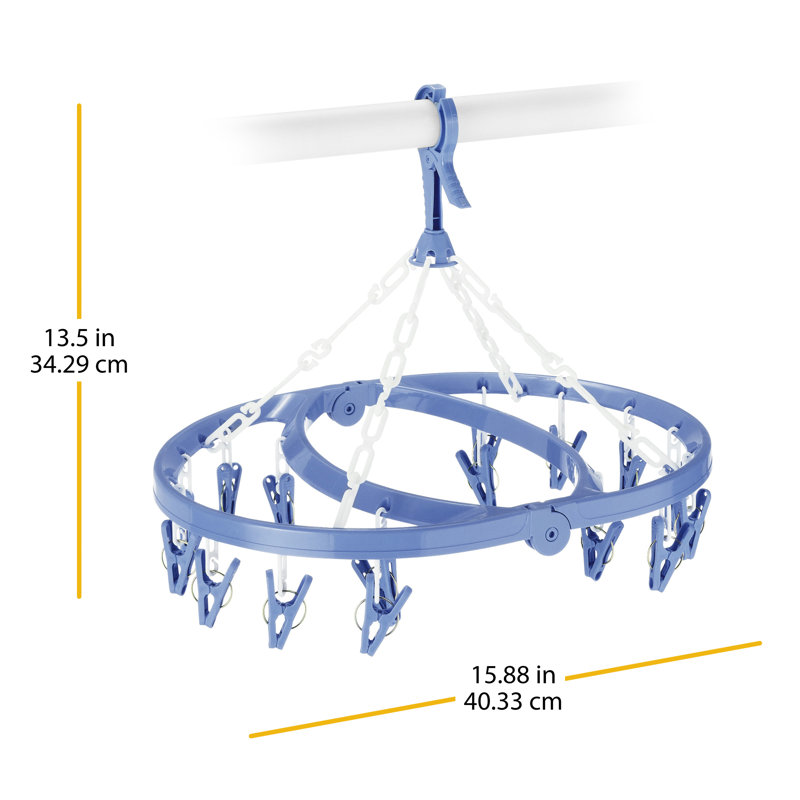 Metal Foldable Clip And Dry Hanger