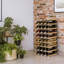 Weern 40 Bottle Solid Wood Floor Wine Bottle Rack in