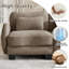 Canapé à assise profonde modulaire moderne à 4 places en chenille l 131,5 po-130155243-130155255