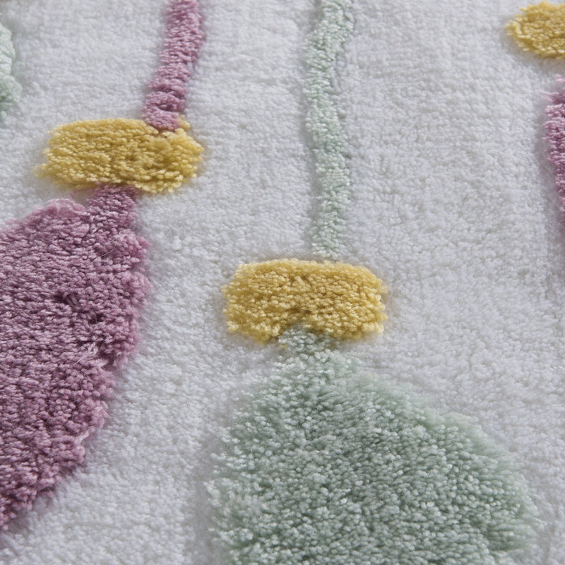 Ensemble de tapis de bain en acrylique (3 pièces) | Antibactérien, antidérapant | 100% acrylique, hauteur des poils: 1,0 po | Dimensions: 15,7 x 23,6 po, 19,7 x 23,6 po, 23,6 x 39,4 po | Lavable à la machine, durable et élégant pour le confort de la salle de bain