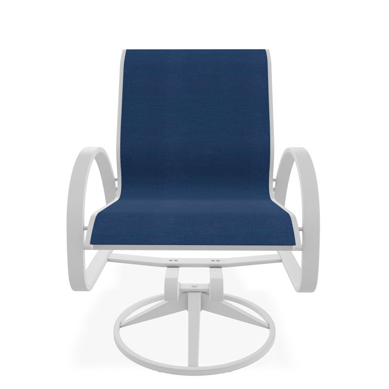 Aruba II Outdoor Lounge Chair, White, Lime