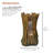 Open Tree Trunk Fountain w/Cool White LED Lights-437484016