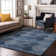 Premium Machine Washable Cerrito AMF557 Navy Rug