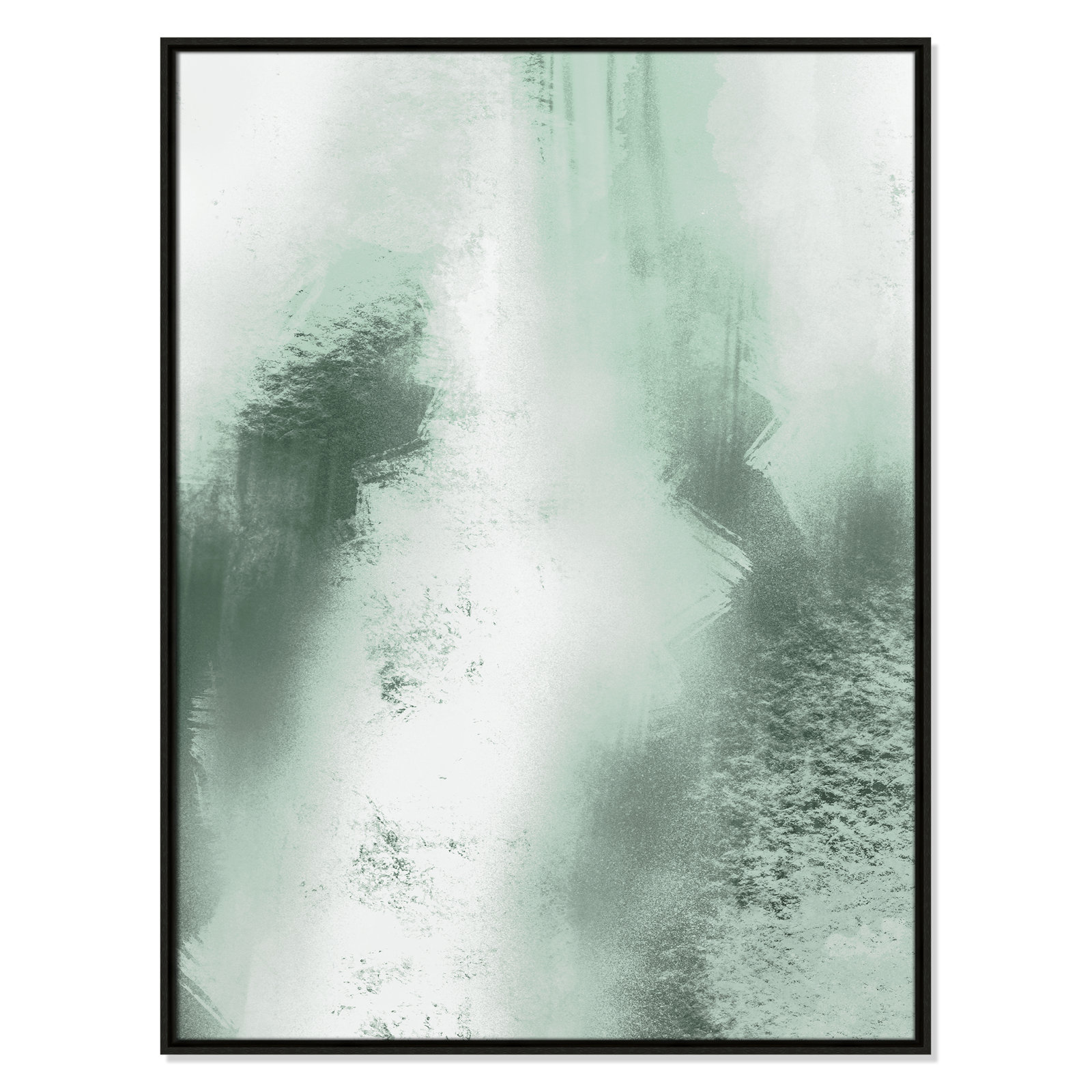 Quietude Smudges I Print by Marcus Prime, 31.5'' W x 41.5'' H, Espresso Floater