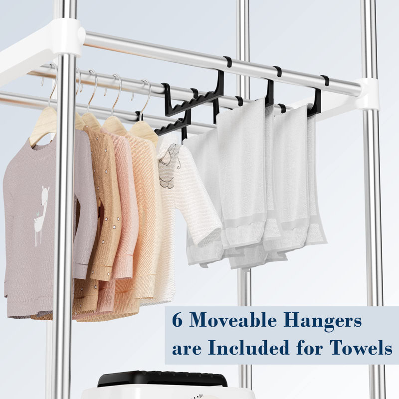 Portable Clothes Dryer with Timer, Blue