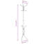 Mariel Iron Freestanding Coat Rack-725249227