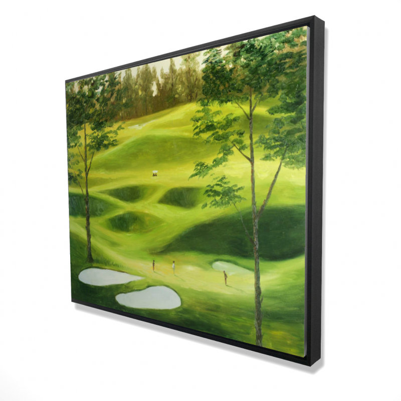 Big Golf Course Print On Canvas
