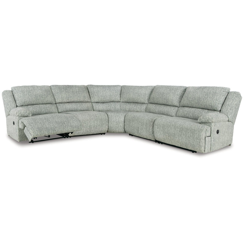 Canapé modulaire inclinable 5 pièces Mcclelland, H 40 po x l 152 po x P 152 po, Symétrique
