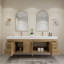 Ensemble de meuble-lavabo double mural 83,4 "-70381378