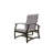 Belle Isle Sling Aluminum Frame Hidden Motion Chat/Lounge Chair With Marine Grade Polymer Arm Accent-98358308-98714565