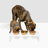 Tall Clear Triple Dog Bowl Feeder with Bowls-109702822