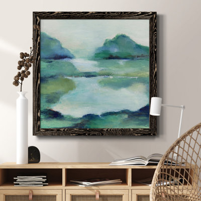 Golden Perfume II - peinture sur toile encadrée