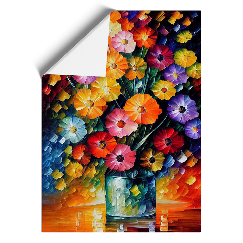 Vase Of Pretty Flowers No.2 - Print, Paper, 59.4cm H x 42cm W x 3cm D, No Matte