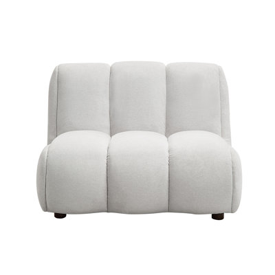 Chaise en lin blanc ivoire Manilla