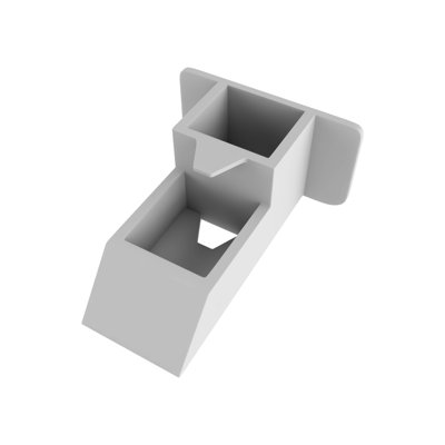 E5EB04B2B7CF4279BB0C1D173458A6FC Sash Guide 1-3/16" Length Plastic Material White Finish