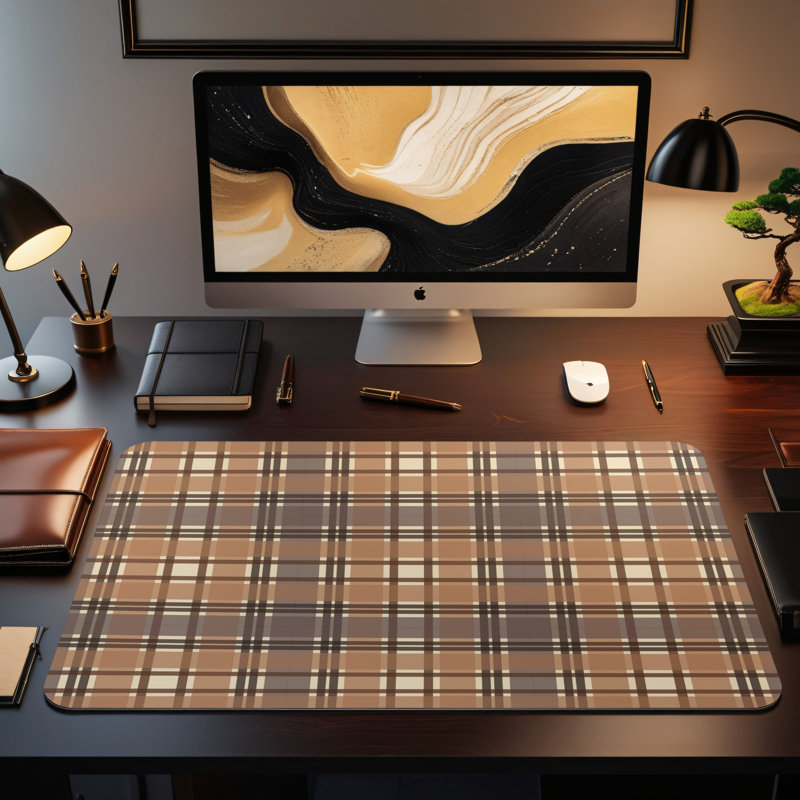 Polyester Desk Pad, 31.5x15.5
