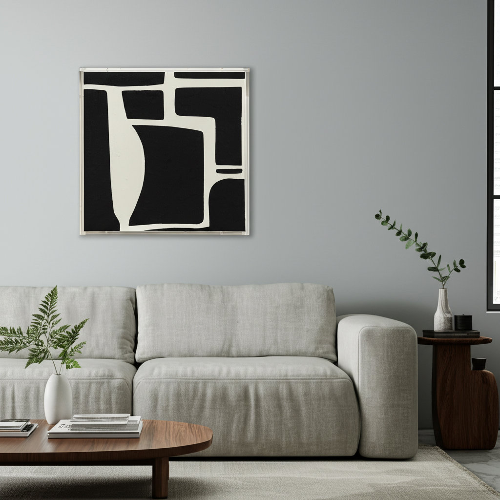 Merton Hand-Painted Canvas Painting