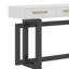Console élégante avec trois tiroirs