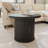 Tambour Design Round Coffee Table with Storage-1720571206-1720571204